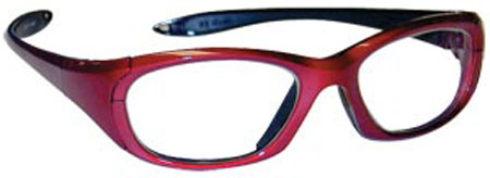 Maxi Wraparound Glasses Crimson