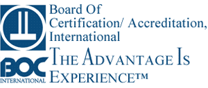 We are a accredited provider with Board of Certification/ Accreditation, Internation