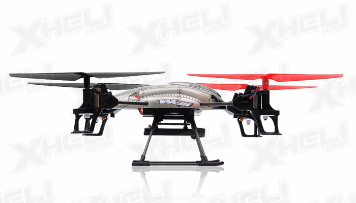 Lights and Gyro 2.4 Ghz 5.1" WLtoys V959 4-Axis 4 CH RC Quad copter w/ Camera