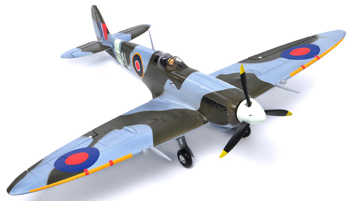 2.4G Extreme Detail 5-Channel AirField RC Spitfire 1400MM Radio 