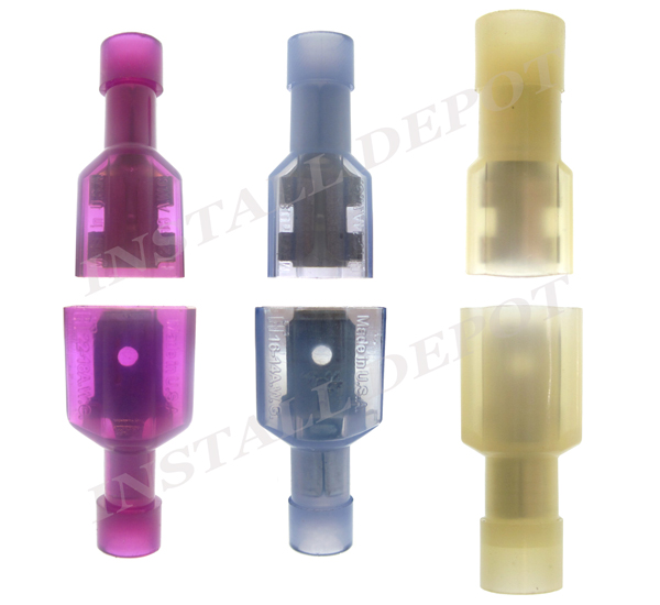 150) Assorted Male & Female Spades Quick Electrical Wire