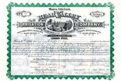 Bear Valley Irrigation Company - Redlands, California 1891