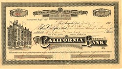 California Bank - Los Angeles, California 1897 