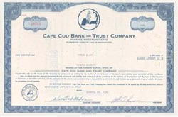 Cape Cod Bank and Trust Company - Hyannis, Massachusettes