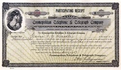 Cosmopolitan Telephone and Telegraph Company - 1917 Delaware