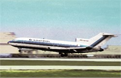 Eastern Airlines postcard Boeing 727