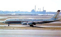 Eastern Airlines postcard DC8-21