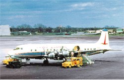 Eastern Airlines postcard DC-7