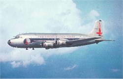 Eastern Airlines postcard Douglas DC-4