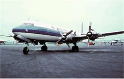 Eastern Airlines postcard Douglas DC 7