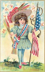 Fourth of July Greetings Postcard