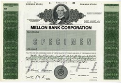 Mellon Bank Corporation (Became Bank of New York Mellon) - Pittsburgh, Pennsylvania