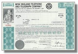 New England Telephone and Telegraph Bond (Pre NYNEX)