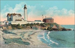 Pigeon Point Light House, Coast of California Postcard
