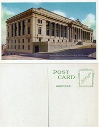 Postcard from Pacific Coast Head Office Building, San Francisco, California; Metropolitan Life Insurance Company, New York