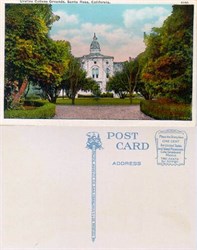 Postcard from Ursline College, Santa Rosa, California