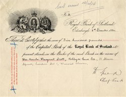 Royal Bank of Scotland - Edinburgh, Scotland 1934
