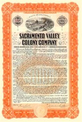Sacramento Valley Colony Gold Bond