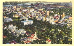 State Capitol Group and Business District - Sacramento, California