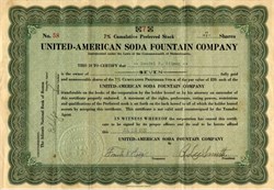 United American Soda Fountain Company - 1931