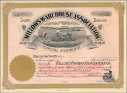 Willows Warehouse Association 1880's - California Reaper