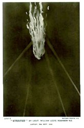 WWl Zepplin Photo Postcard "Strafed"