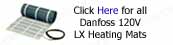 Danfoss LX Electric Heat Floor Mats 120V