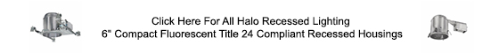 Halo Recessed Lighting