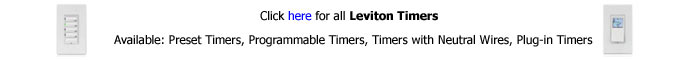 Leviton Timers