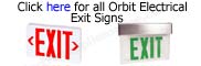 Orbit Electric Exit Signs