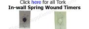 Tork In-Wall Spring Wound Count Down Timers