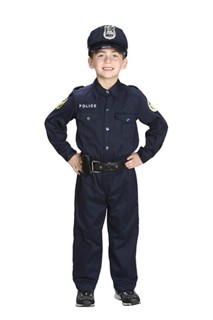 Kids Jr Police Officer Costume