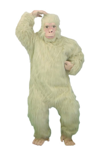 Adult Beige Gorilla Costume