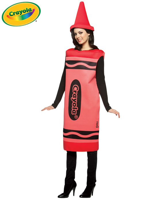 Adult Crayola Crayon Costume - Red