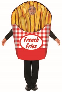 Adult French Fries Costume - Tunic