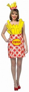 Adult French Fries Dress