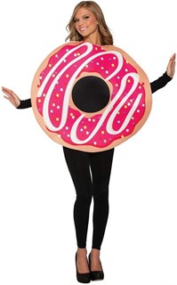 Adult Frosted Strawberry Donut Costume