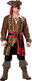 Adult Pirate Costume - Captain Skullduggery