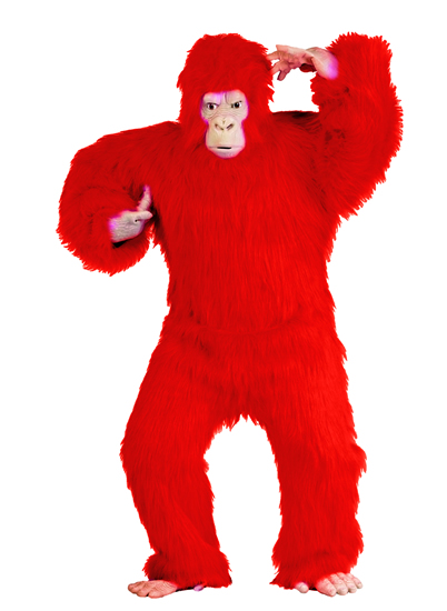 Adult Red Gorilla Costume