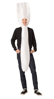 Adult White Fork Costume