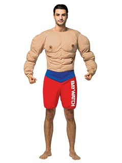 Baywatch Muscles Suit Costume