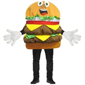 Cheeseburger Mascot