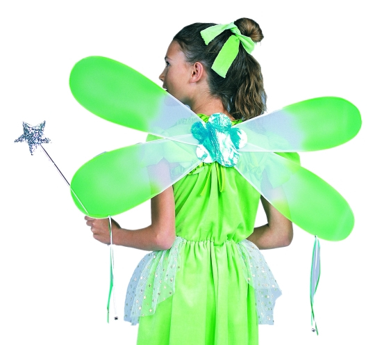 Child Green Fairy Wings