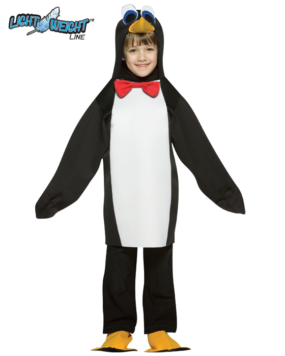 Child Penguin Costume - Lightweight 4-6X