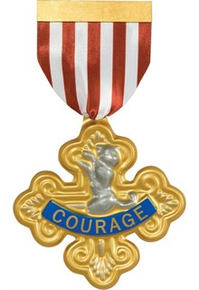 Cowardly Lion Badge of Courage
