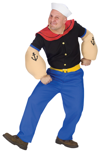 Adult Popeye Halloween Costume