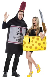 Wine and Cheese Couples Costume
