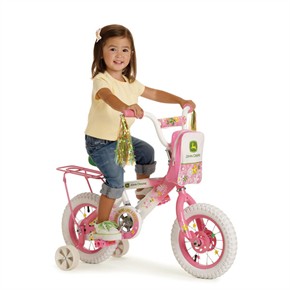 John Deere Girls Bicycle - Pink - 12"