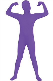 Kids 2nd Skin Costume - Purple