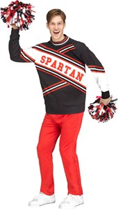 Men's Deluxe Spartan Cheerleader Costume